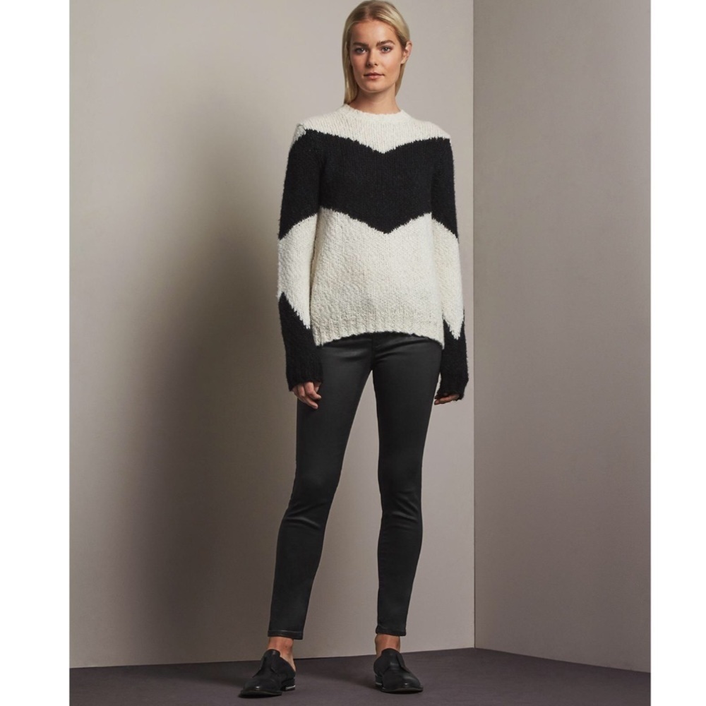 AG Ankle Leatherette Jeans